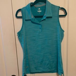 Sleeveless golf polo